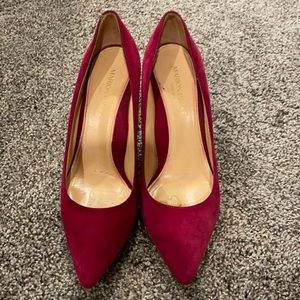 Marion Parke pink suede pumps
